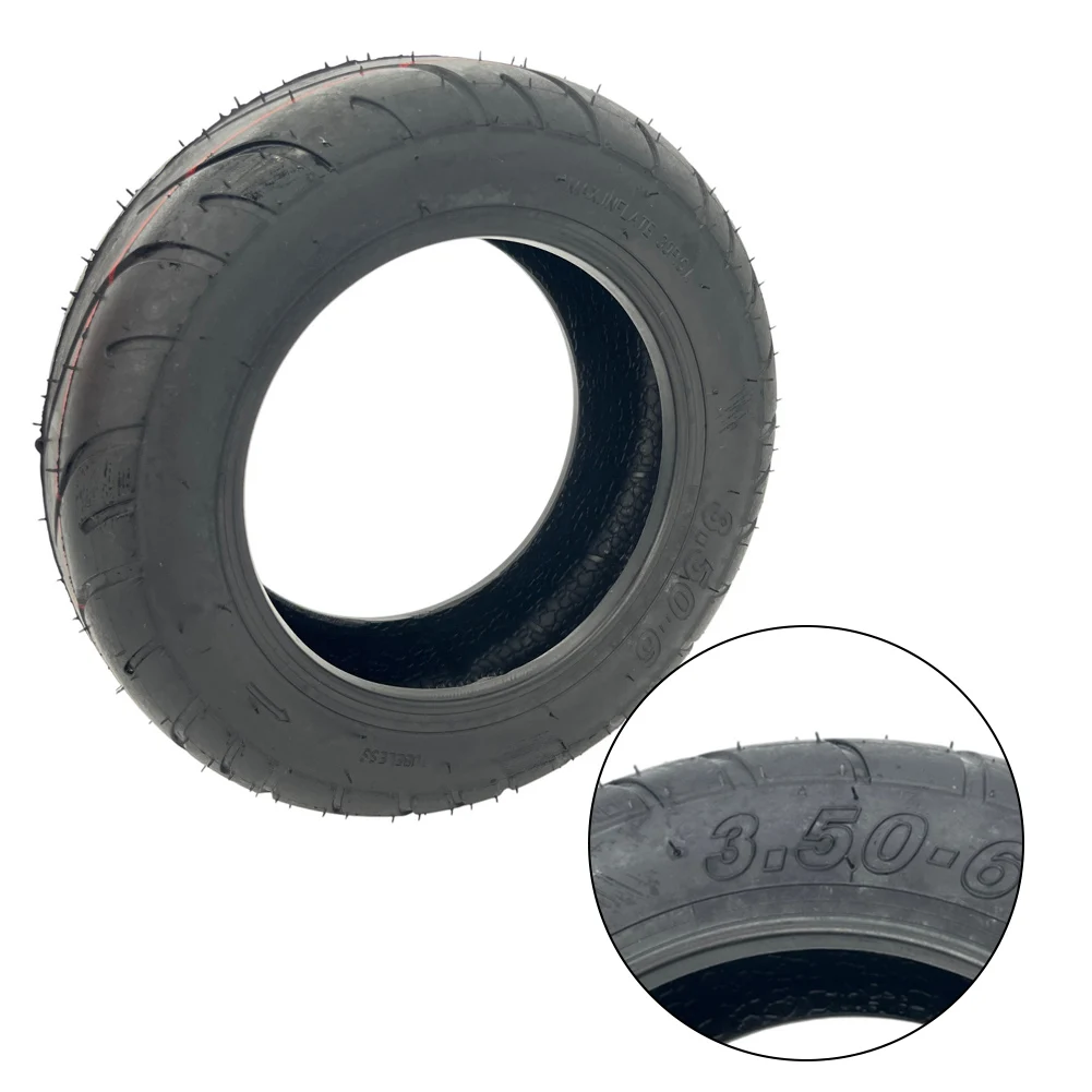 

10-дюймовая бескамерная пневматическая шина 3.50-6 для электросамоката, простая установка, надувание стандартным вентилем, рекомендуется