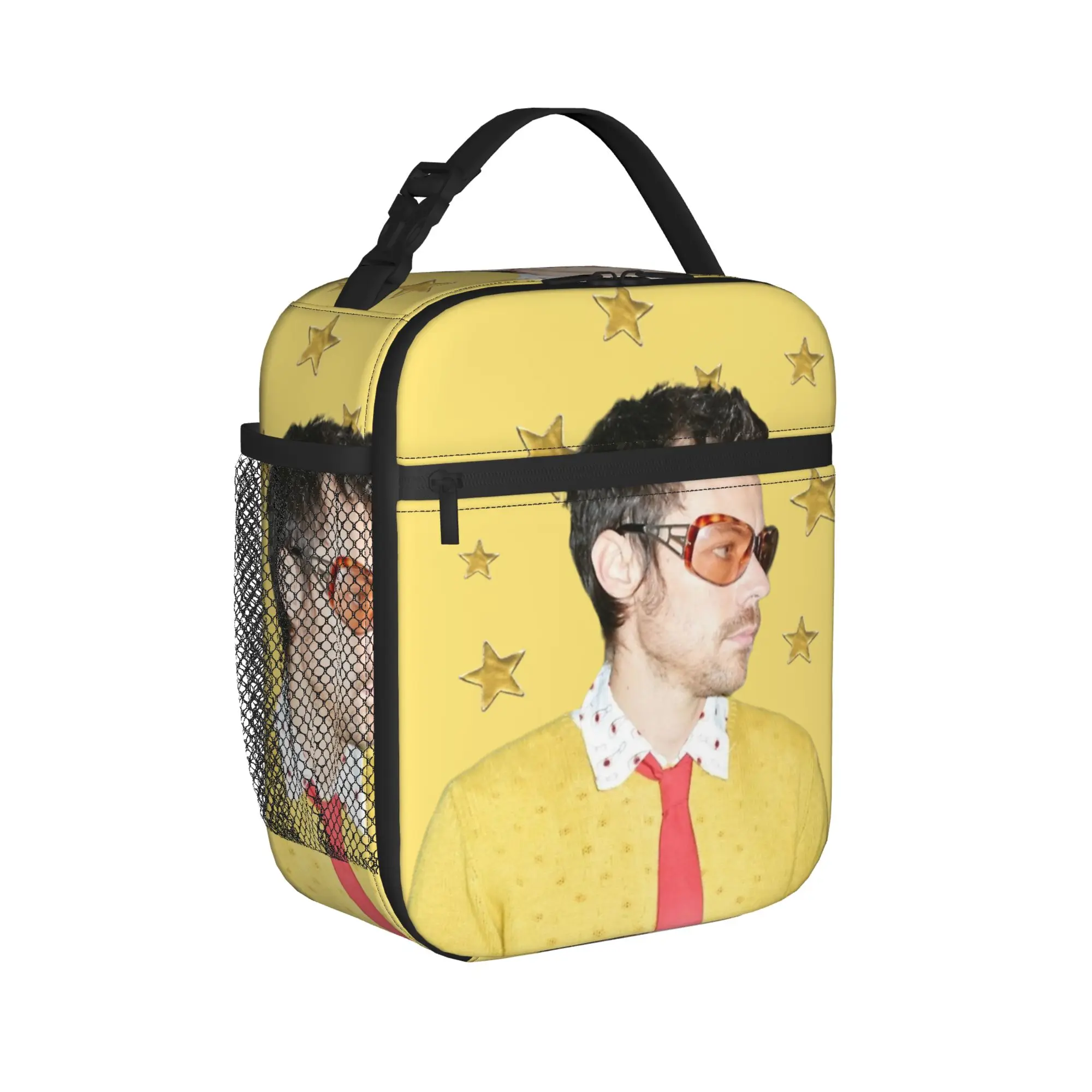 Harrys Styles Thermal Insulated Lunch Bag for Work Singer Portable Food Bag Thermal Cooler Food Box