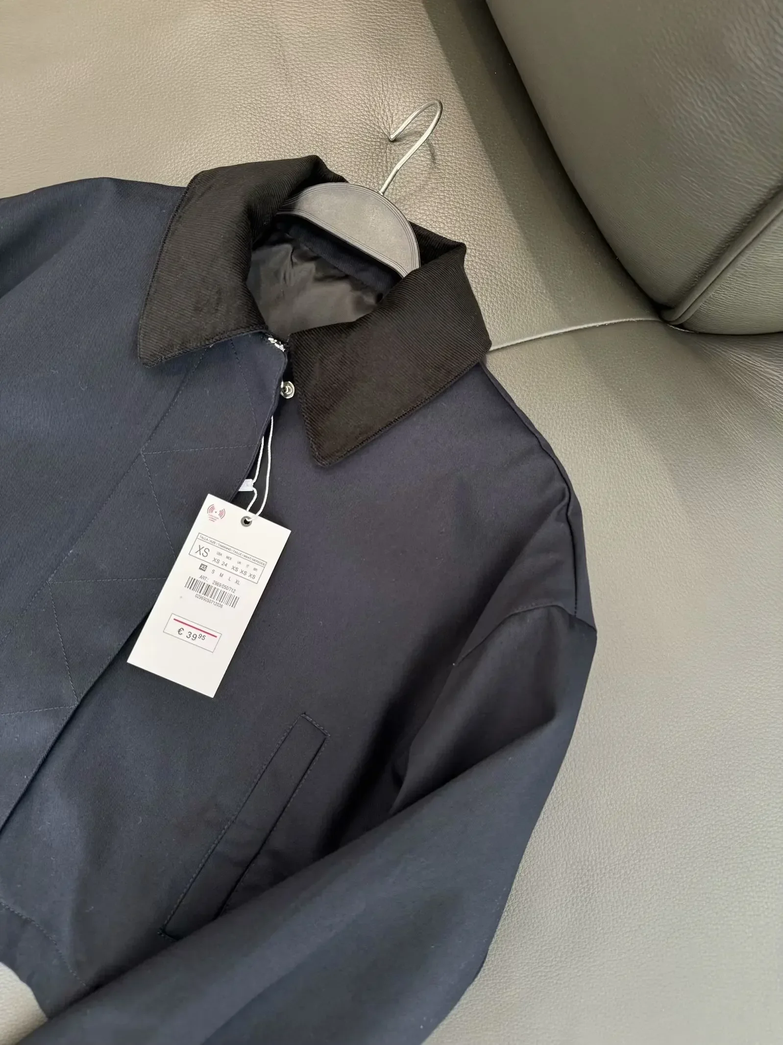 جاكيت نسائي قصير الجانب برباط العنق ، معطف كلاسيكي بأكمام طويلة ، توب أنيق بسحاب ، موضة جديدة