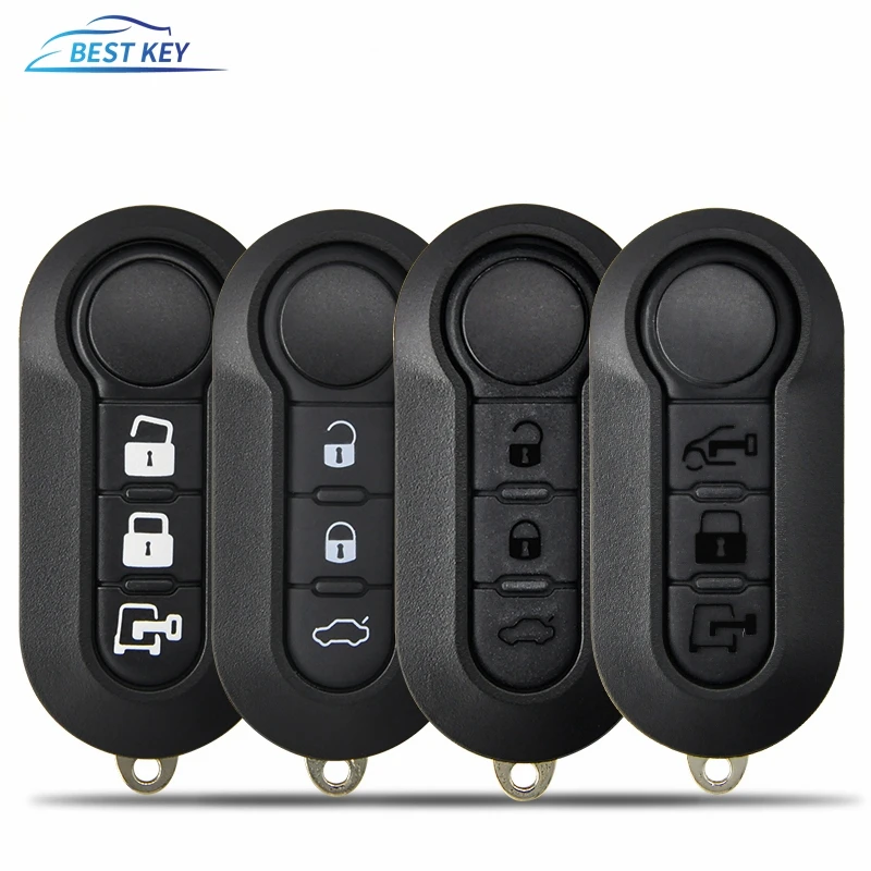 BEST KEY  Car Remote Key Shell Case For Fiat 500 Panda Punto Bravo Stilo Ducato Citroen Jumper Peugeot Boxer SIP22 Flip Key