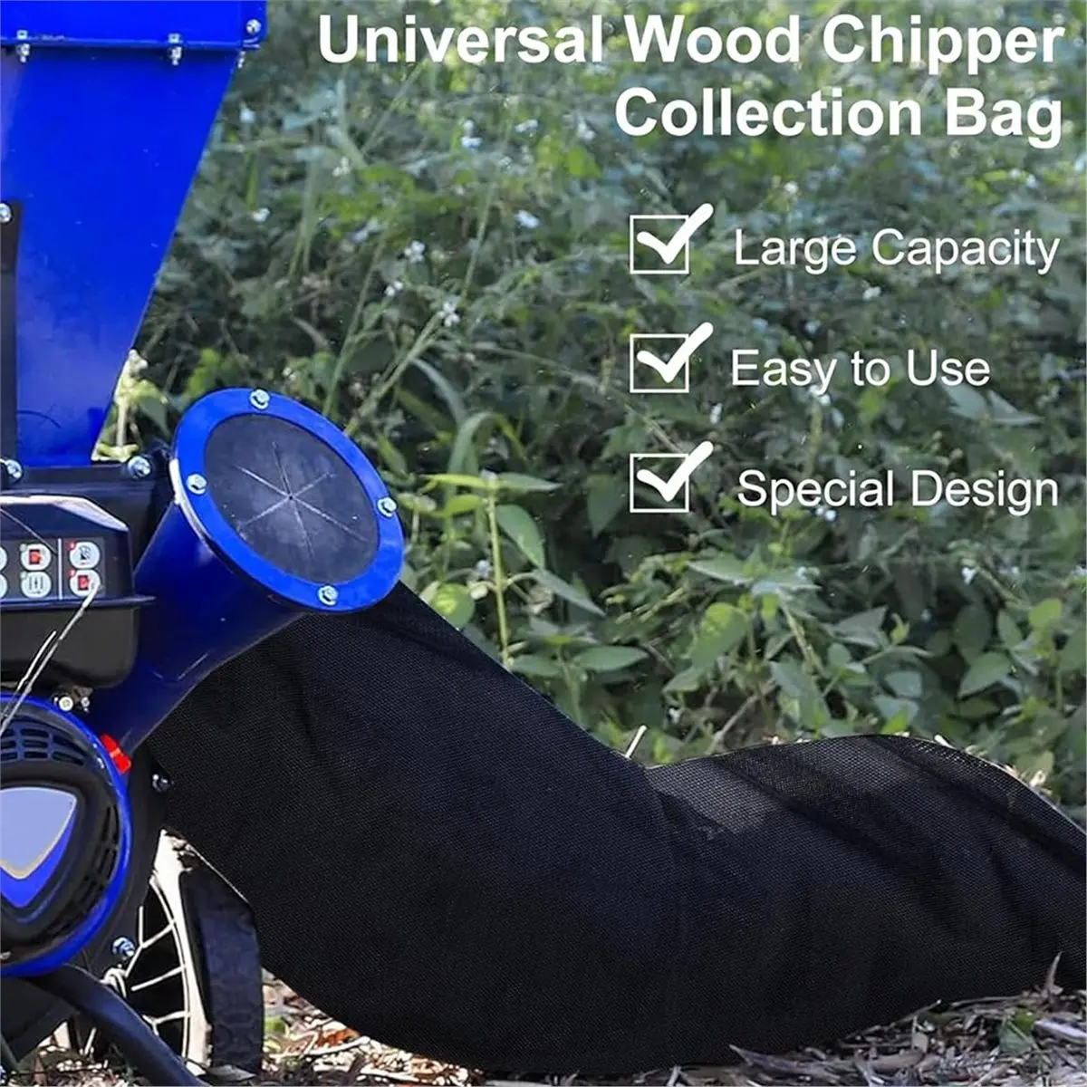 618 Mega Sale 2pcs Wood Chipper Shredder Bag, 24