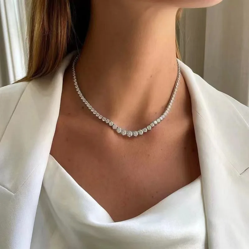Thumbnail 3 - #26 Compare Moissanite Necklaces Before You Buy