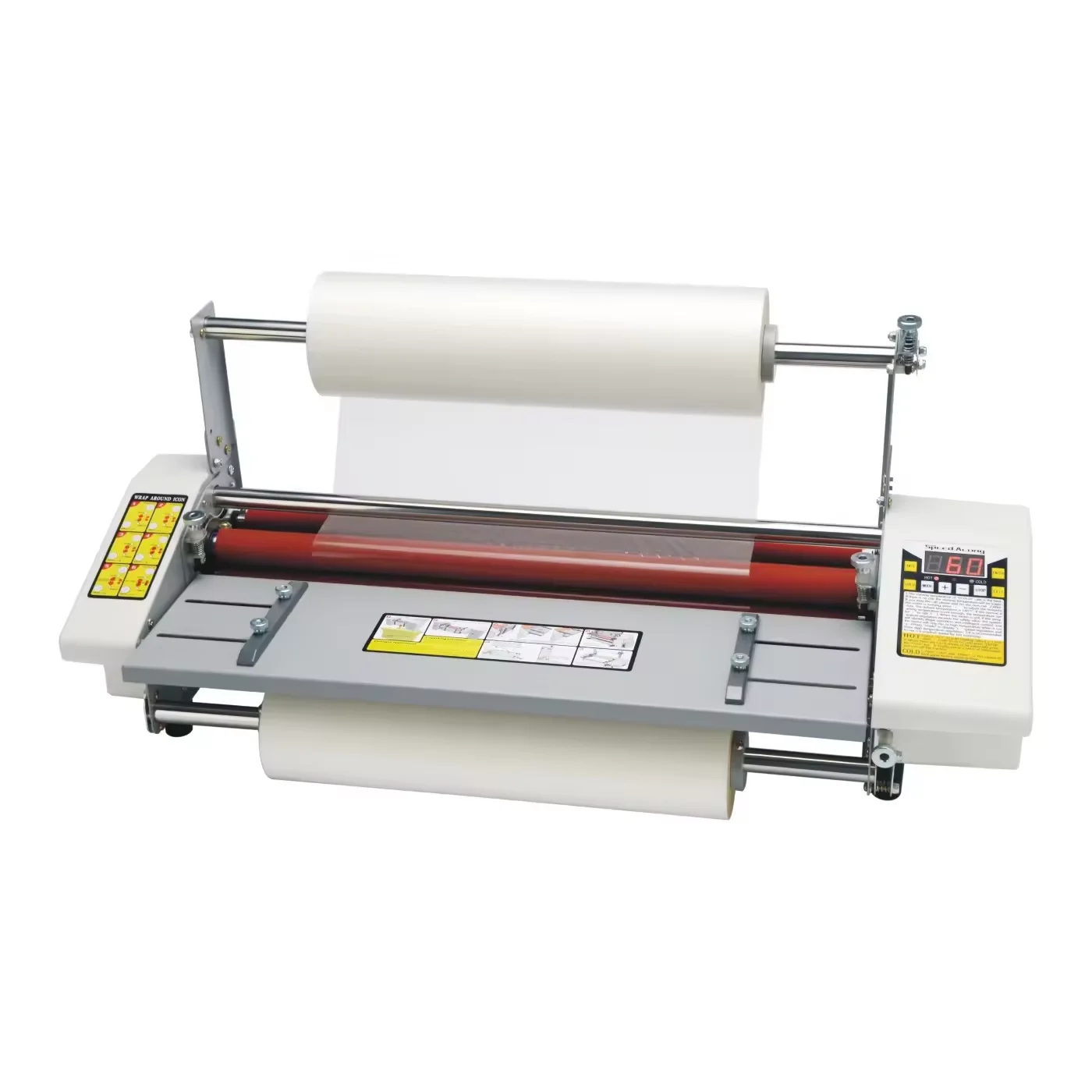 Double Sides Speed Adjustable A2 A3 A4 Hot Cold Lamination Laminator Machine Laminating Machine