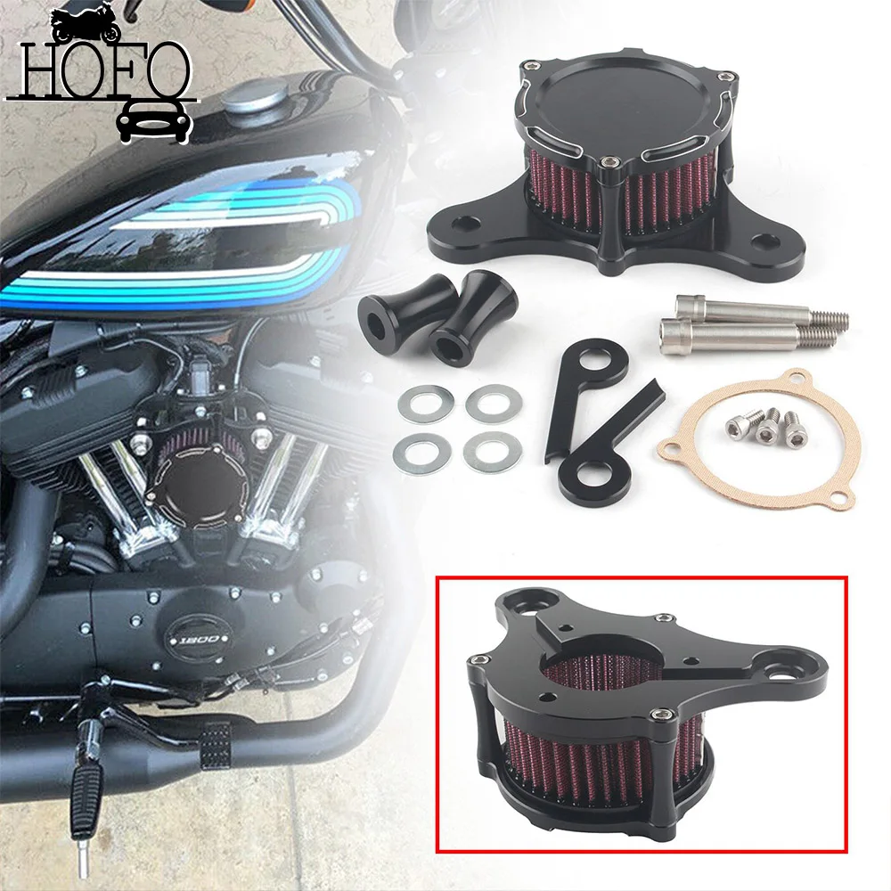 Motorcycle Air Cleaner Filter Intake Filter Kit System For Harley Dyna FXDLS Softail Touring Trike FLSTNSE FLSTSE FXSBSE