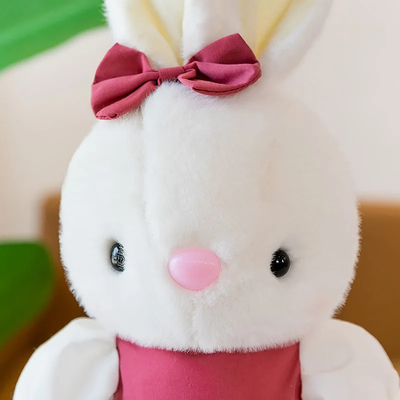 1Pc Easter Bunny Stuffed Animal Cute Rabbits stroller accessories Easter Decor Gifts