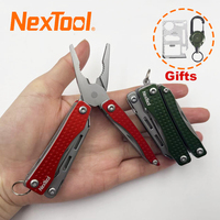 NexTool Mini Flagship 10 In 1 Keychain Multitool Folding Pliers EDC Outdoor Survival Portable Pocket Tools with Gifts