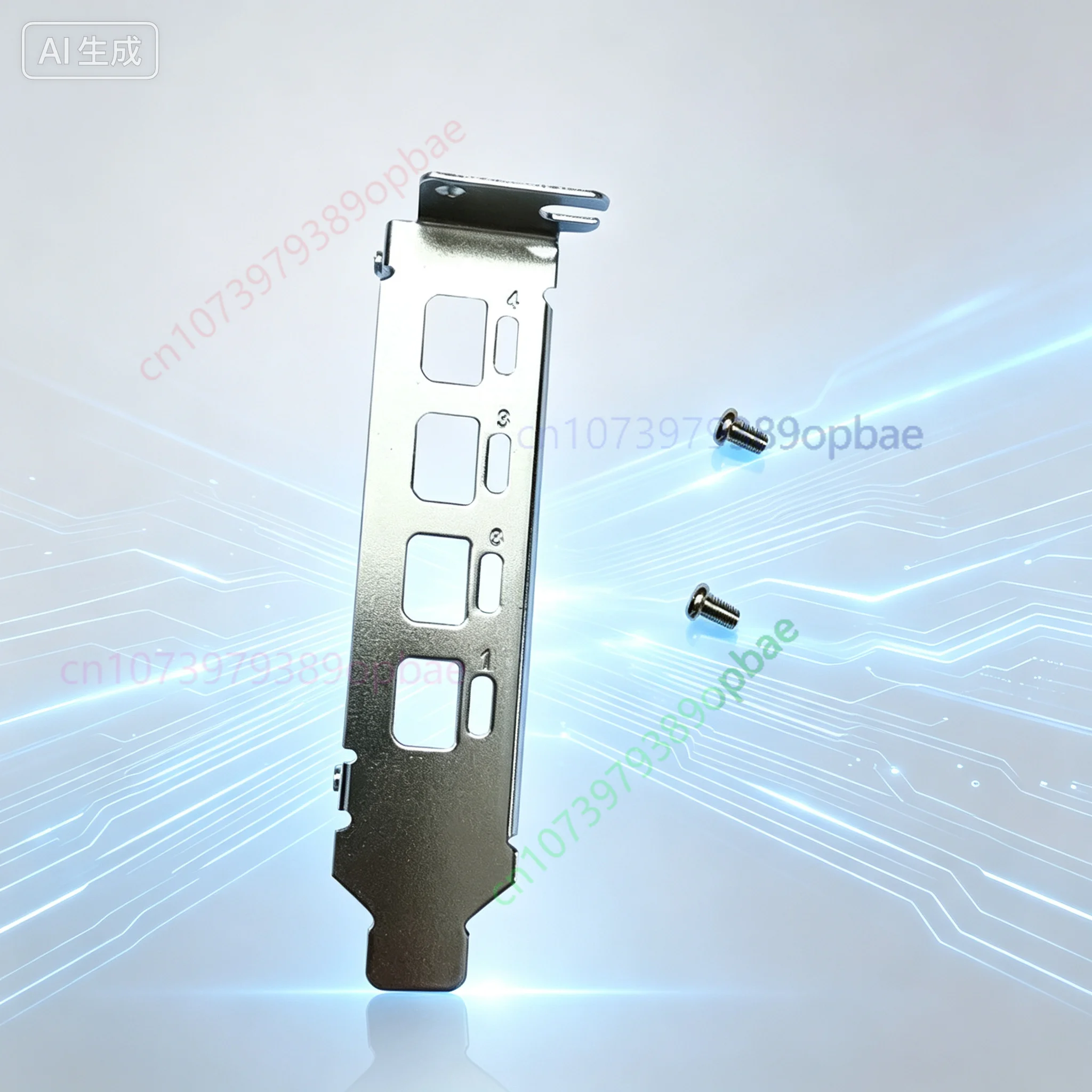 Replacement Low‑Profile Bracket With Screws for Quadro K1200 NVS510 P600 P620 P1000 T600 T1000 Graphics Card