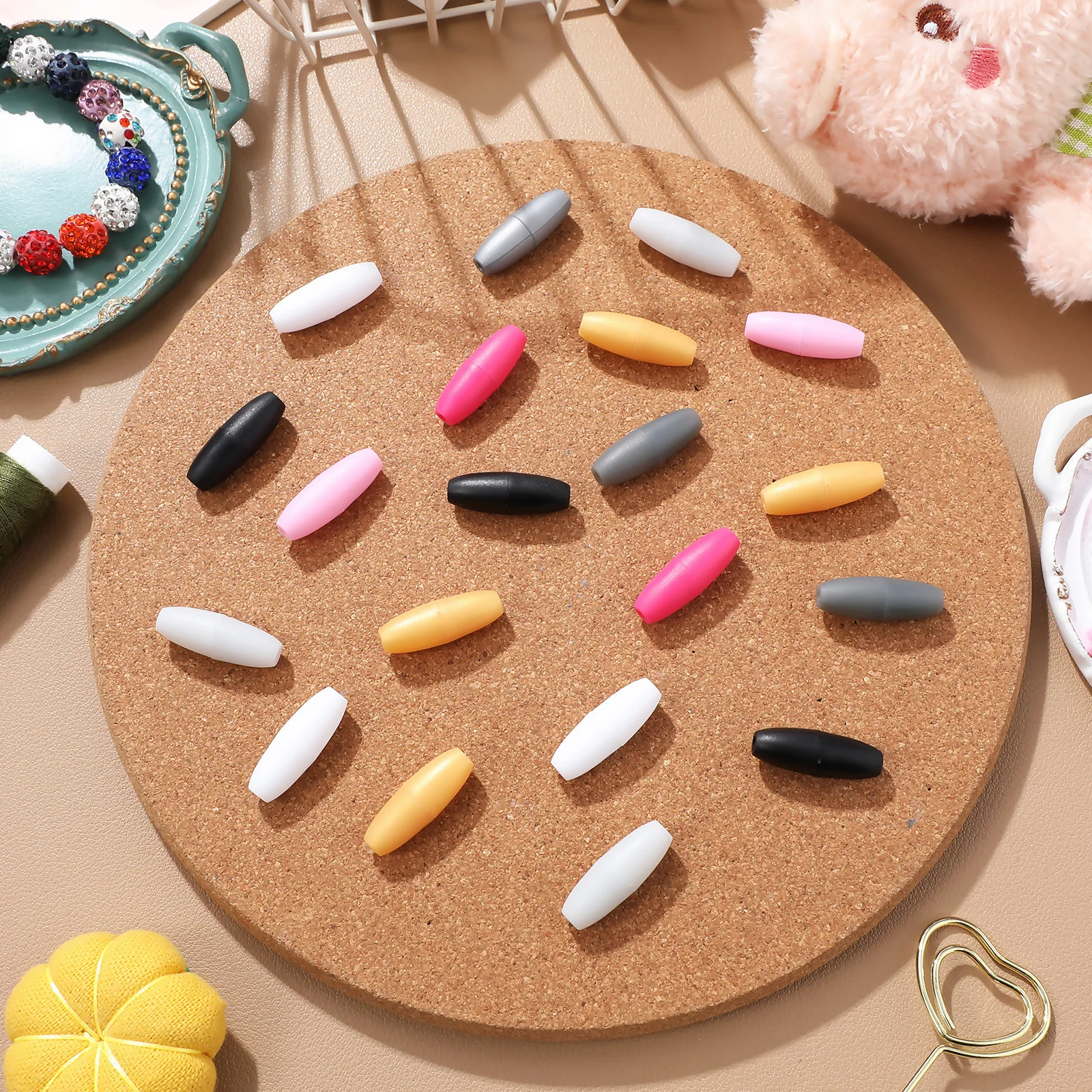 

100pcs Breakaway Clasps For Lanyard Children Rope Buckles Colored Plastic Clasps Jewelry Making Craft Connectors Cord Clips