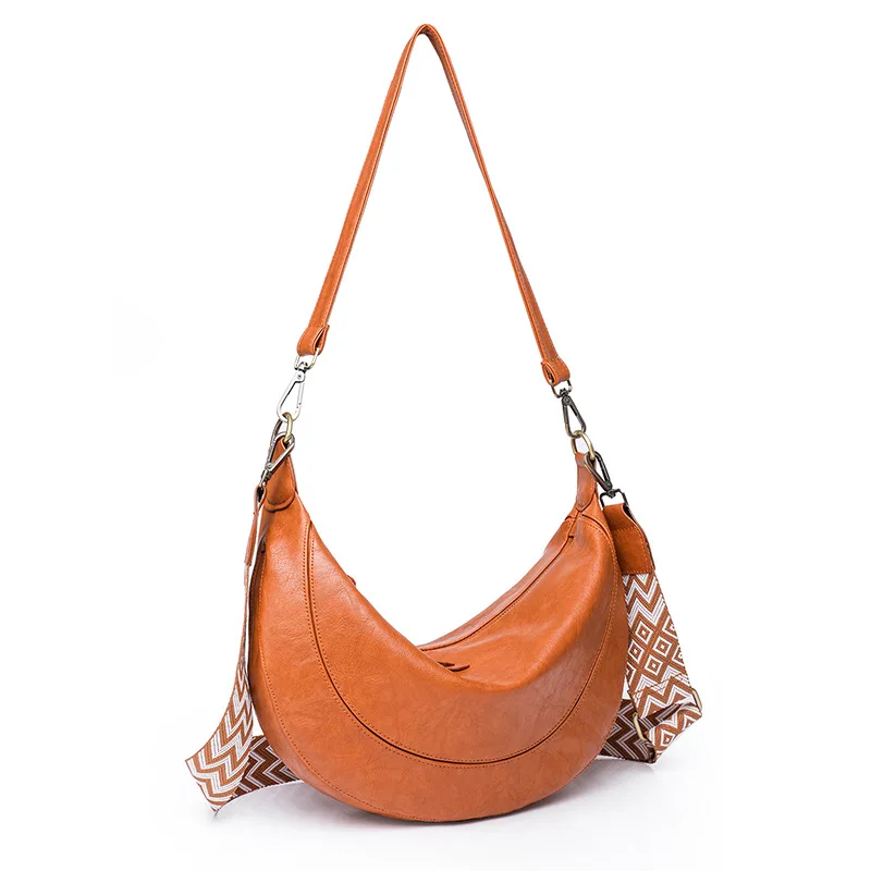 

Tote Bags For Women New 2024 Luxury Brand Genuine Leather High Street Crossbody Simple Dumping Shape Shoulder Handbag