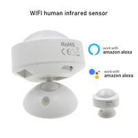 Tuya Human Body Mini Infrared Detector Smart Home WiFi PIR Motion Sensor Day and Night Detection Monitoring Alarm