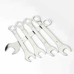 1PC thin combination spanner open-ended and ring  wrench for car repair hand tools and household mini wrench