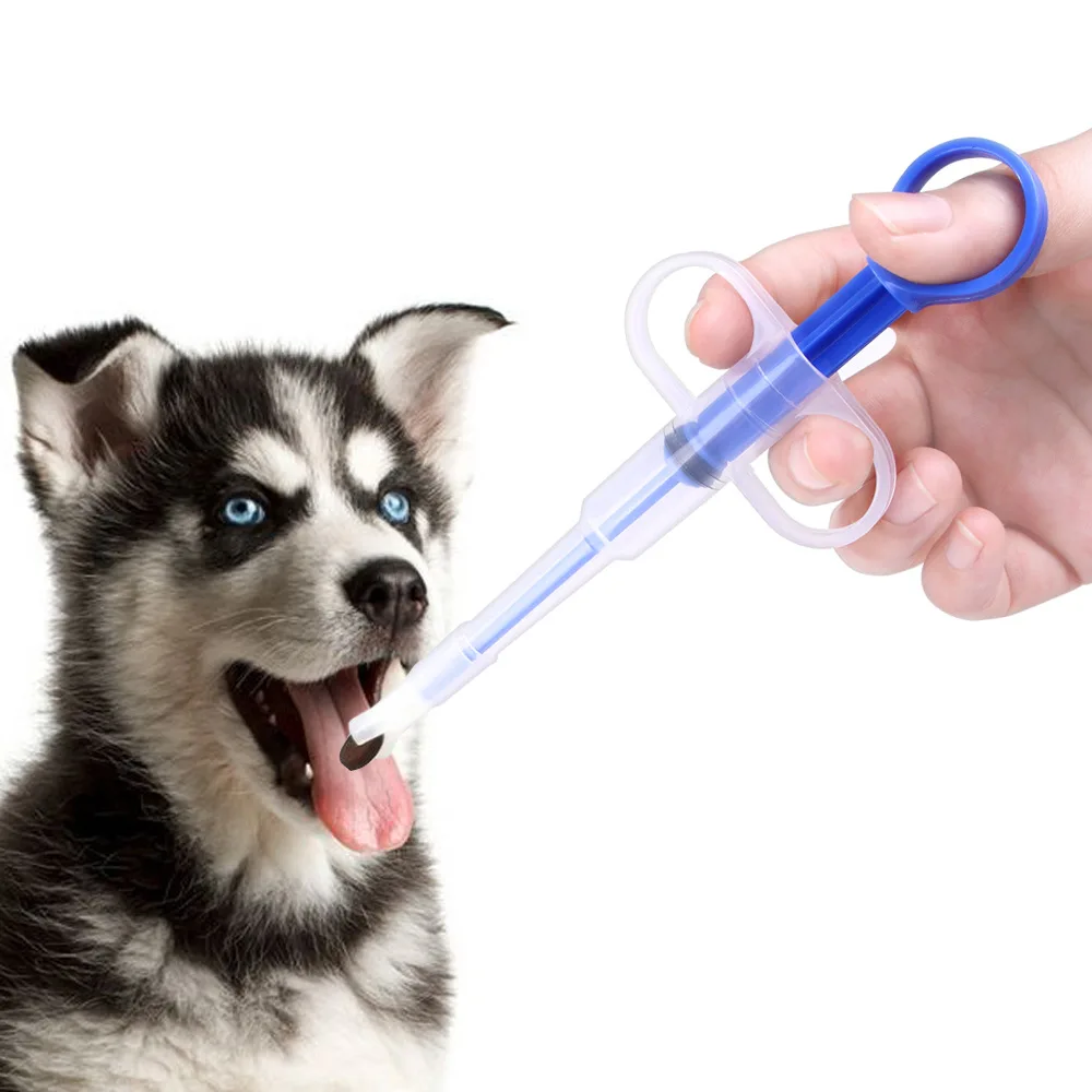 Pet Pill Dispenser Gun 1PCS Syringe Piller Push Feeder Tool for Dogs Cats Medicine Tablet Water Milk Feeding Supplies
