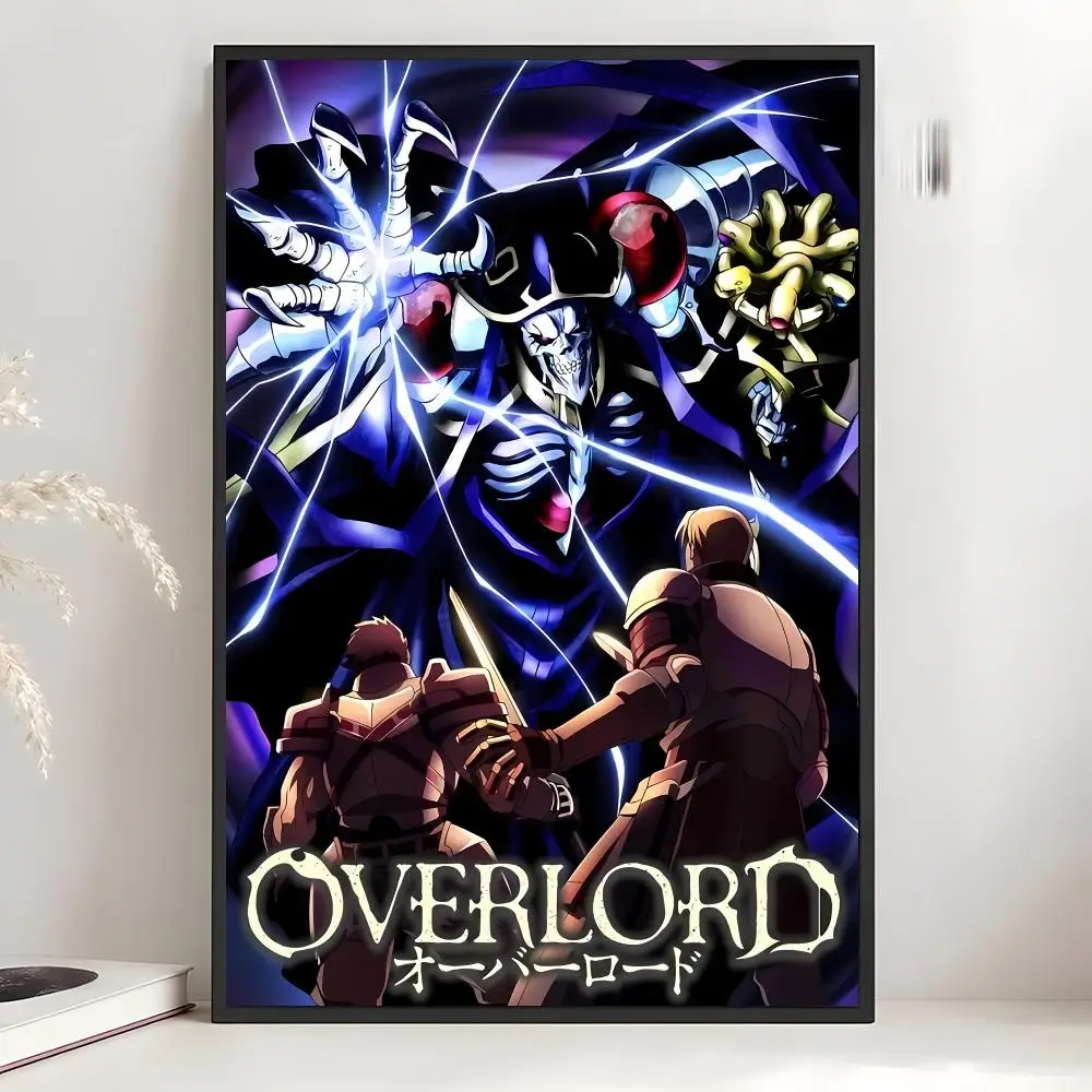 Epic Fantasy Anime O-Overlord Poster Art Wall Decor Indoor Outdoor for Collectors
