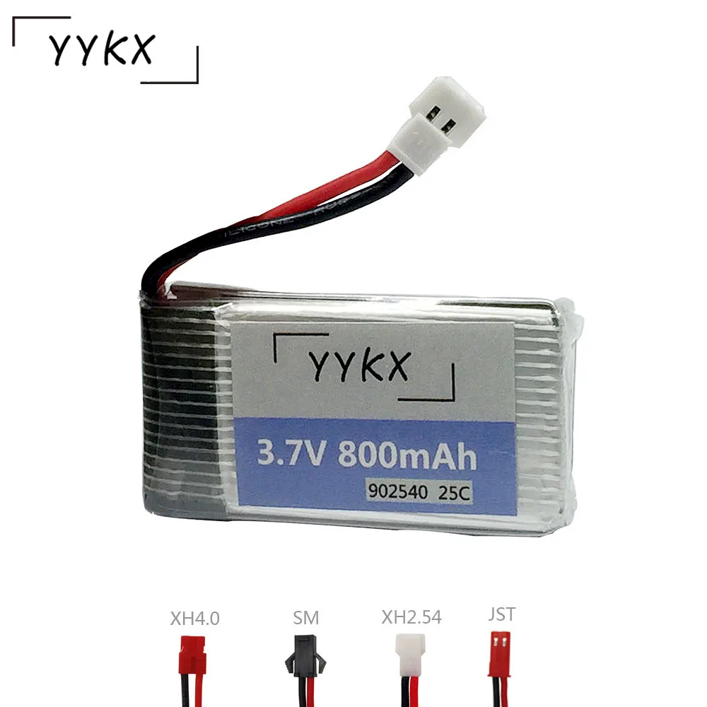 3.7V 800mAh 25c 902540 lipo Battery for Syma X5 x5c X5HC X5HW CX-30 K60 RC Quadcopter Best Quality Drone Spare Part 3.7v battery