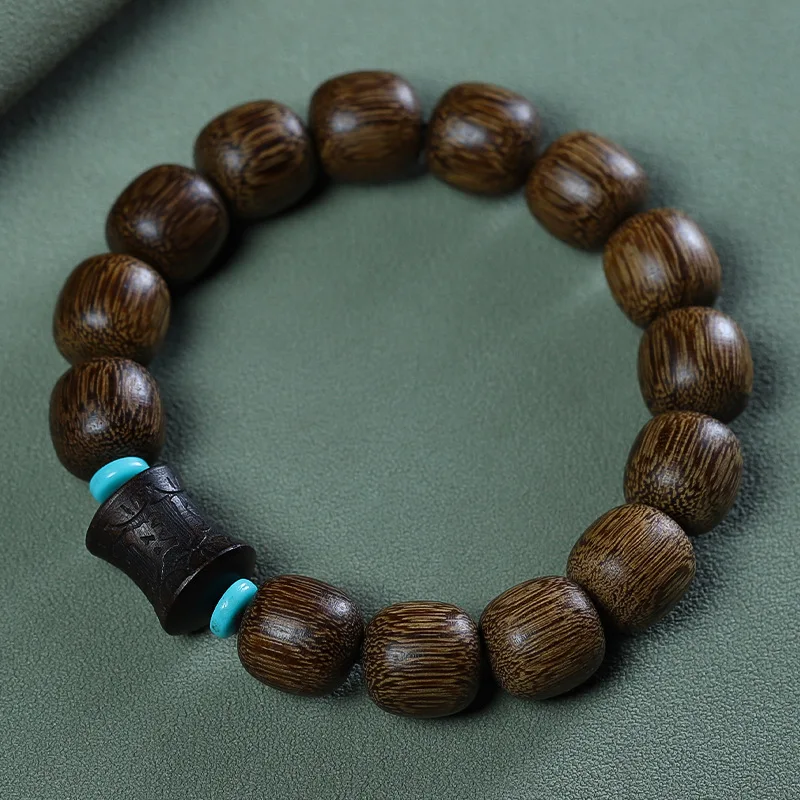 2026 Nha Trang White Agarwood 2.0 Beaded Bracelet Sinking Old Material Unisex Single Loop Prayer Beads Gifts view 4