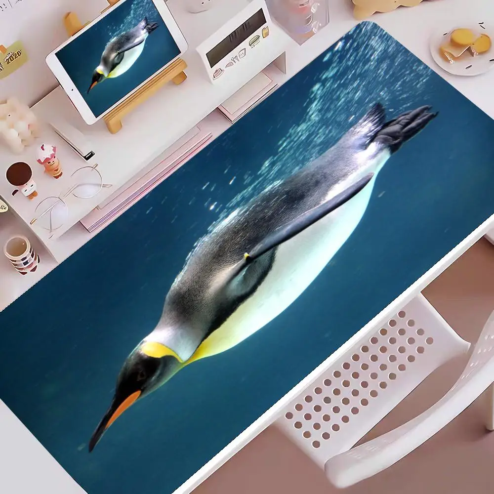 

Penguin Mouse Pad E-sports gaming mouse pad oversized personalized desk pad keyboard mouse pad