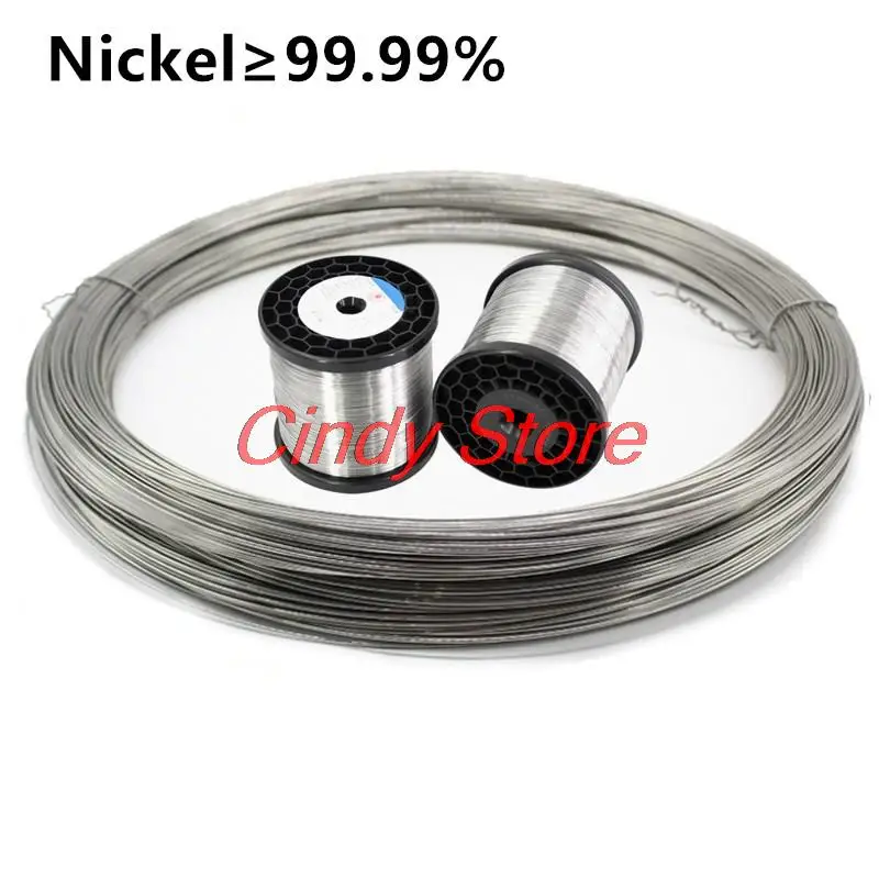 High Purity 99.99% Nickel Wire Nickel Electrode Wire Diameter 0.03-3mm Research and Experiment Superfine Nickel Wire