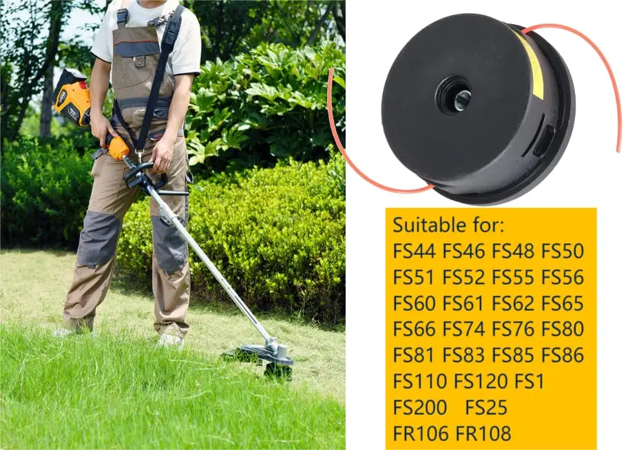 Головка триммера 25-2 для STIHL Weed Eater FS55 FS55R FS56 FS56RC FS70 FS70R FS80 FS85 FS90 FS90R FS91R FS94R FS100RX FS120 FS130