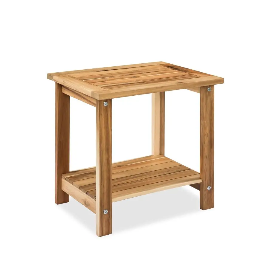 

Adirondack Side Table, WeatherResistant Rectangular End Table for Patio, Garden, Lawn, and Living Room. Ideal as a Stylish Indoo