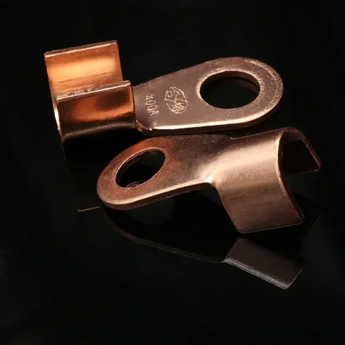 Imagen 2 del producto Terminal de conector de Cable de batería de cobre, terminales de Cable abiertos, empalme de engarzado, tipo OT 3A 5A 10A 20A 30A 40A 50A 60A 80A