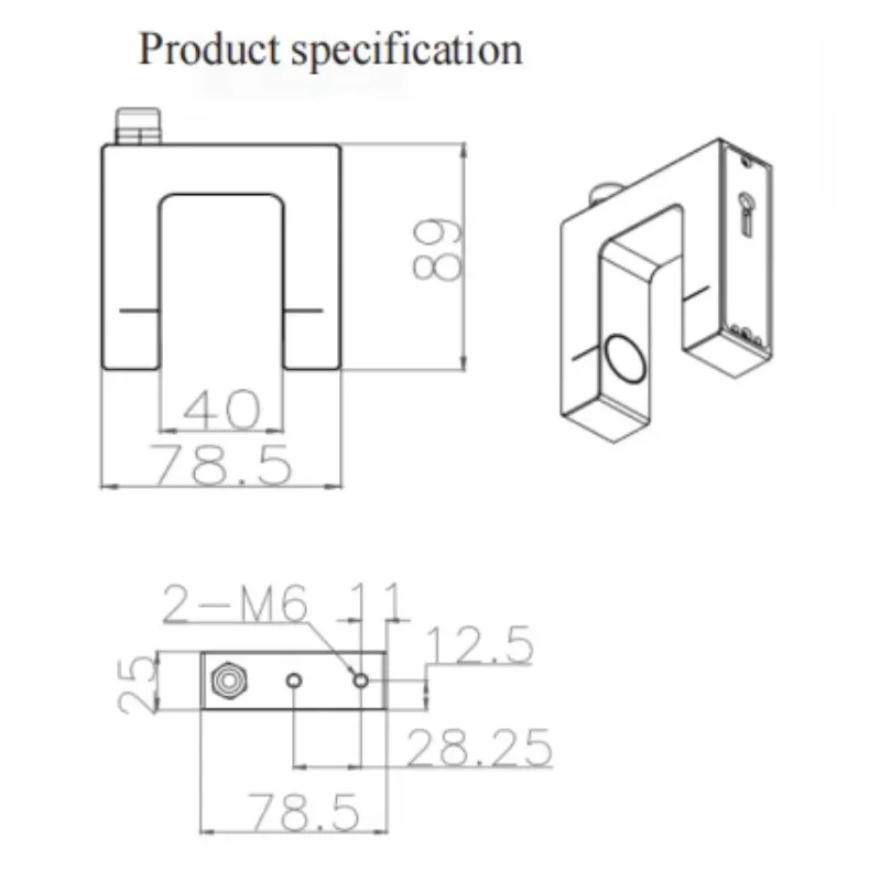 Ultrasonic Sensor A200 Thin Film Paper Correction Photoelectric Sensor Web Guide Sensor