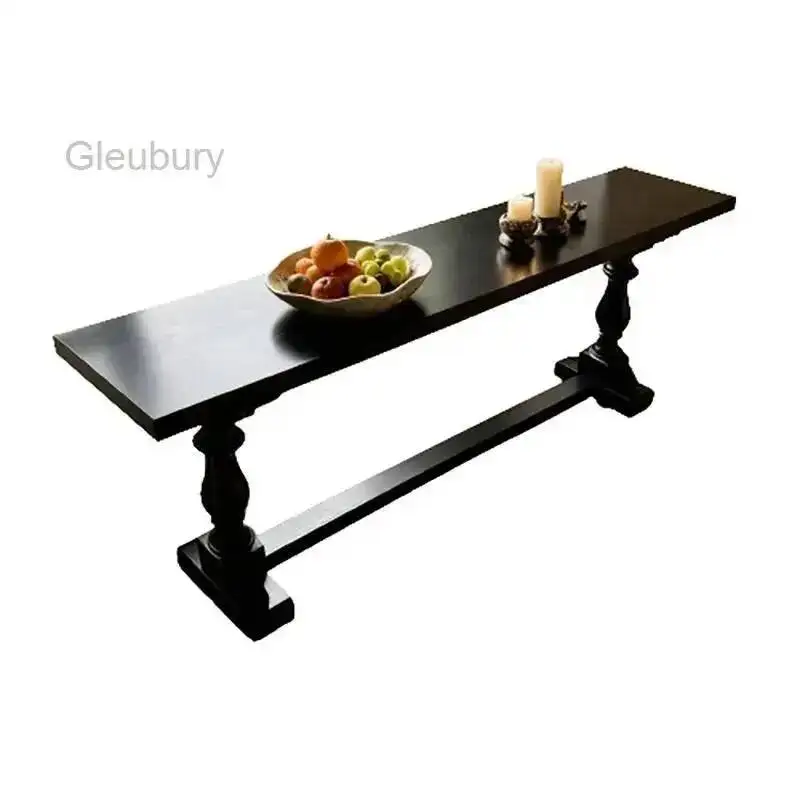 French Rectangle Console Table Minimalist Classic Elegant Subtle Console Table Against The Wall Design Console Meuble Furniture