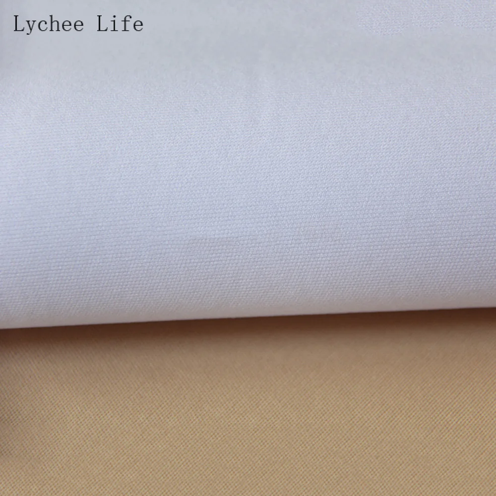 Lychee Life White Skin Composite Sponge Fabric 45x75cm/1.5x1m for Underwear Breast Pad Bra Cup Pad Raw Fabric Diy Sewing Crafts