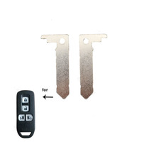 Spare Emergency Smart  key blade For  Honda motorcycle  Insert Small Key