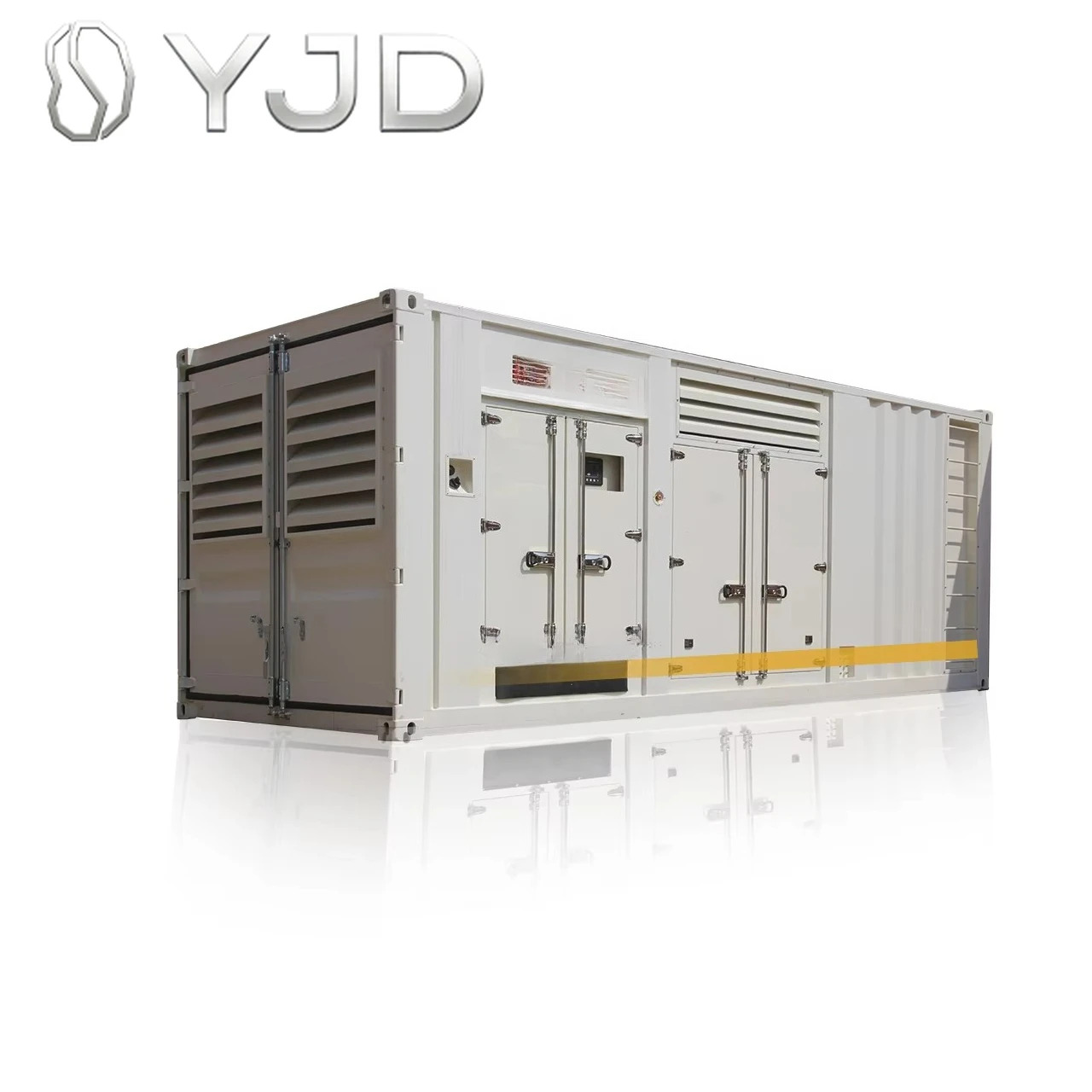 1650kVA Containerized Super Soundproof 50Hz Generator Unit with 4012-46TAG3A Engine 220/380V Adjustable Water Cooling System