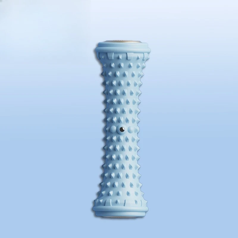 Relax after a long day with a compact manual foot massage roller featuring a textured surface, easy rolling action, and a lightweight design for home use.