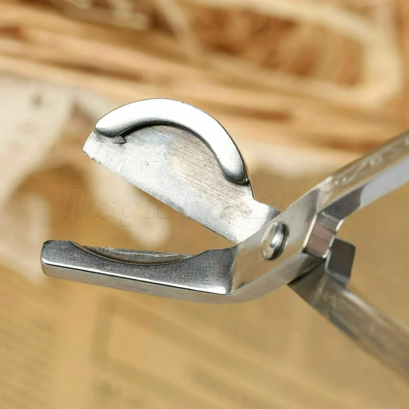 17CM Stainless Steel Candle Wick Trimmer Oil Lamp Trim Scissor Cutter Snuffer Tool Hook Clipper Candle scissors