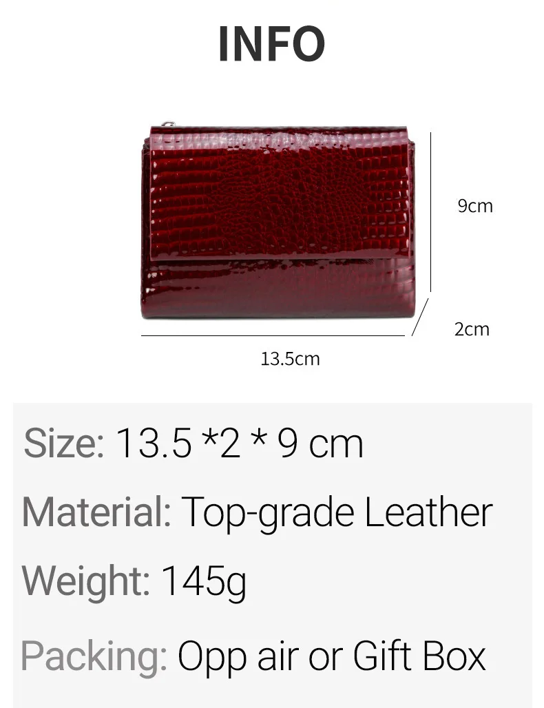 Damen-Lederbrieftasche mit RFID-Schutz, mehrere Kartenfächer, kurze Magnetverschluss-Geldbörse aus Rindsleder, kleine Retro-Geldbörse für Bargeld und Münzen, Damen-Geldklammer – Detail 3