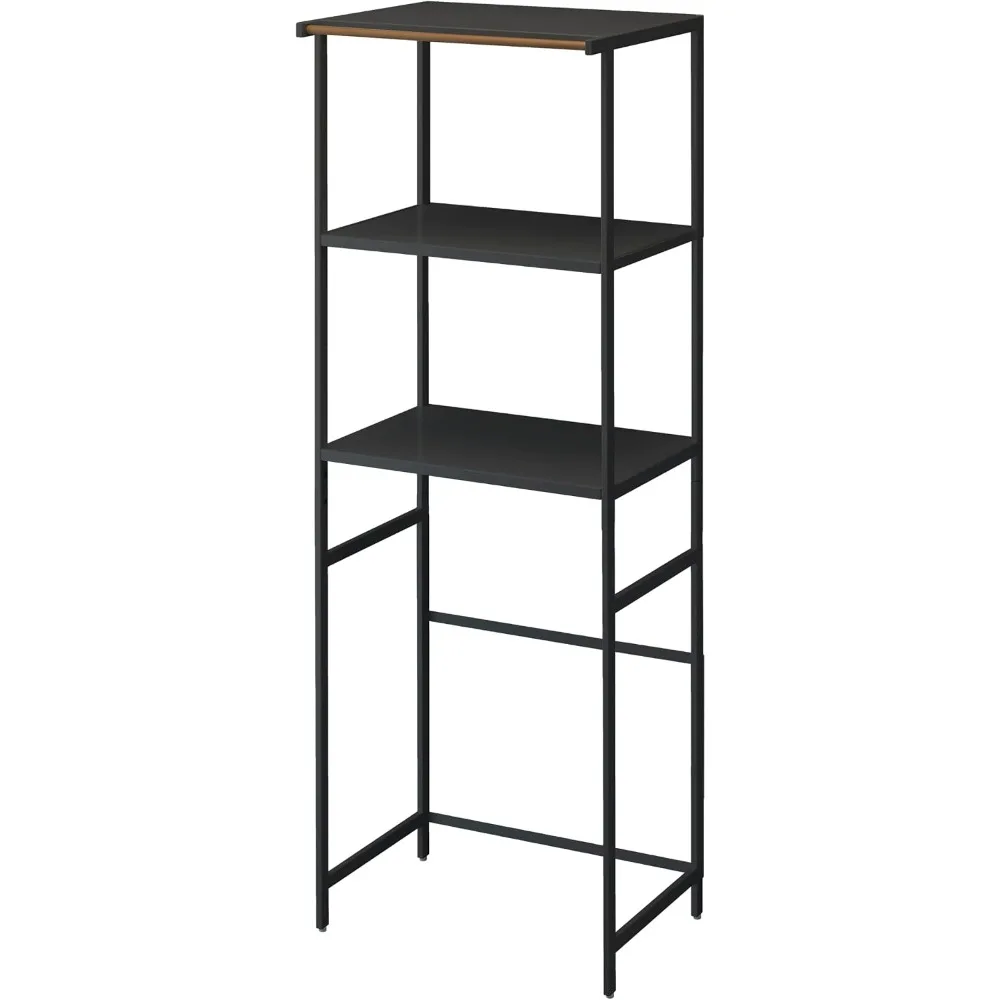 Home Tower Kitchen Appliance Storage Rack Metal Shelving Unit - Standing Organizer Heavy Duty Shelves - 67-Inch (Fridge),