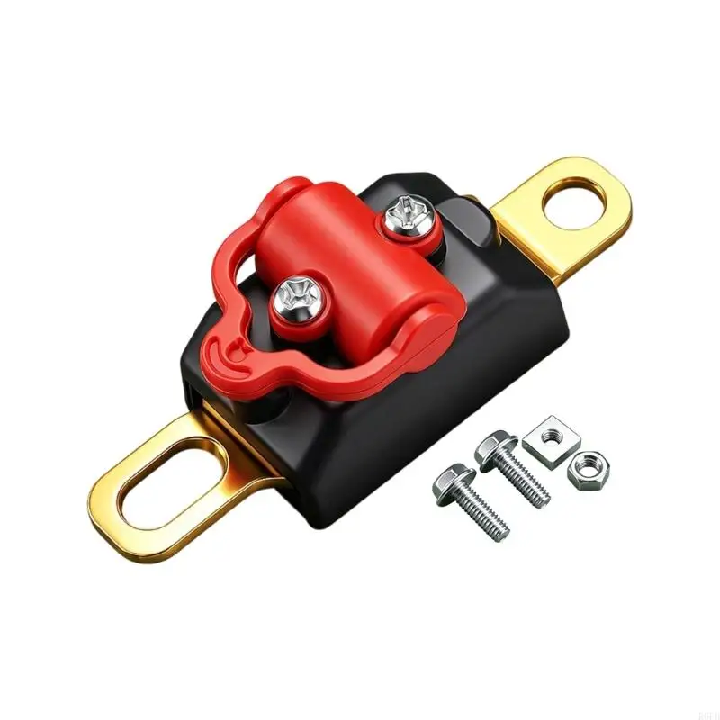 Motorcycle Battery Terminal Disconnect Switches Breaker with Installation Hardware for Storage Power Control and R6FB