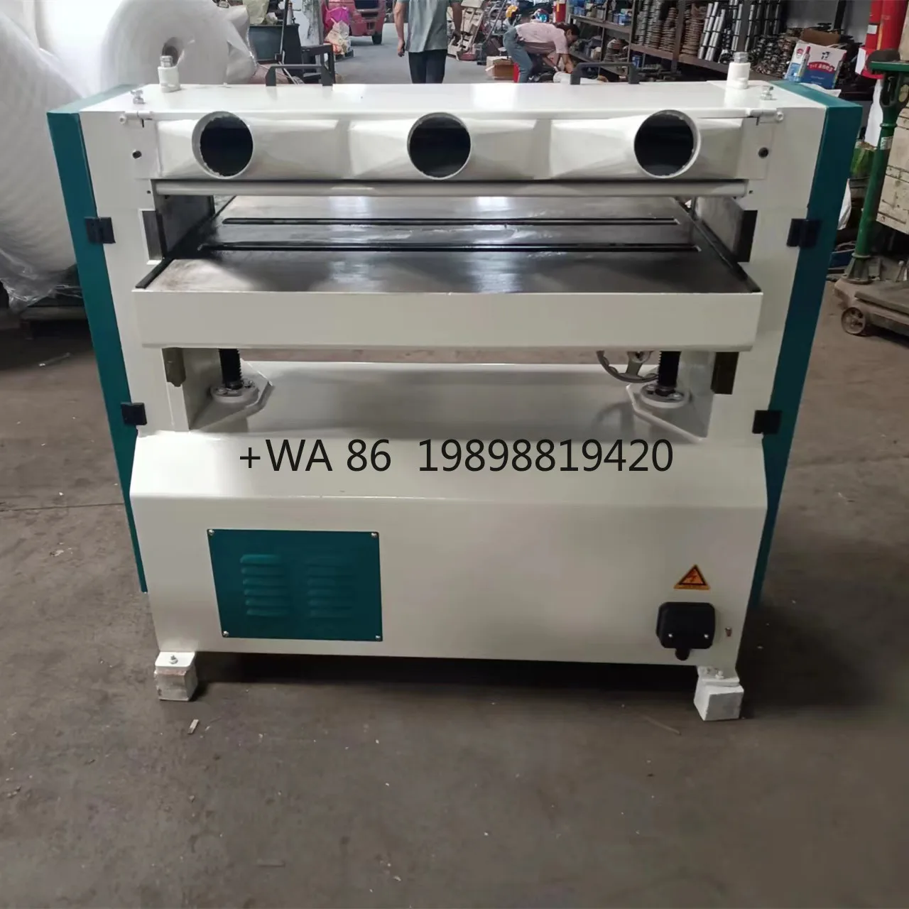 1000mm 1300mm Heavy Duty Wood Woodworking Spiral Helical Straight Cutter Thickness Planer Planing Thicknesser Machine