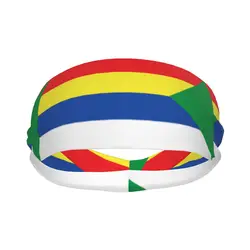 Flag Of Druze Athletic Headband Elastic Sweatbands Women Men Basketball Sports Gym Fitness Sweat Band Volleyball Tennis