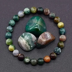 Elegant Natural Stone Bracelet For Women Men Fashion Versatile Wristband Elastic Rope Beaded Bracelet Daily Accessories Gifts