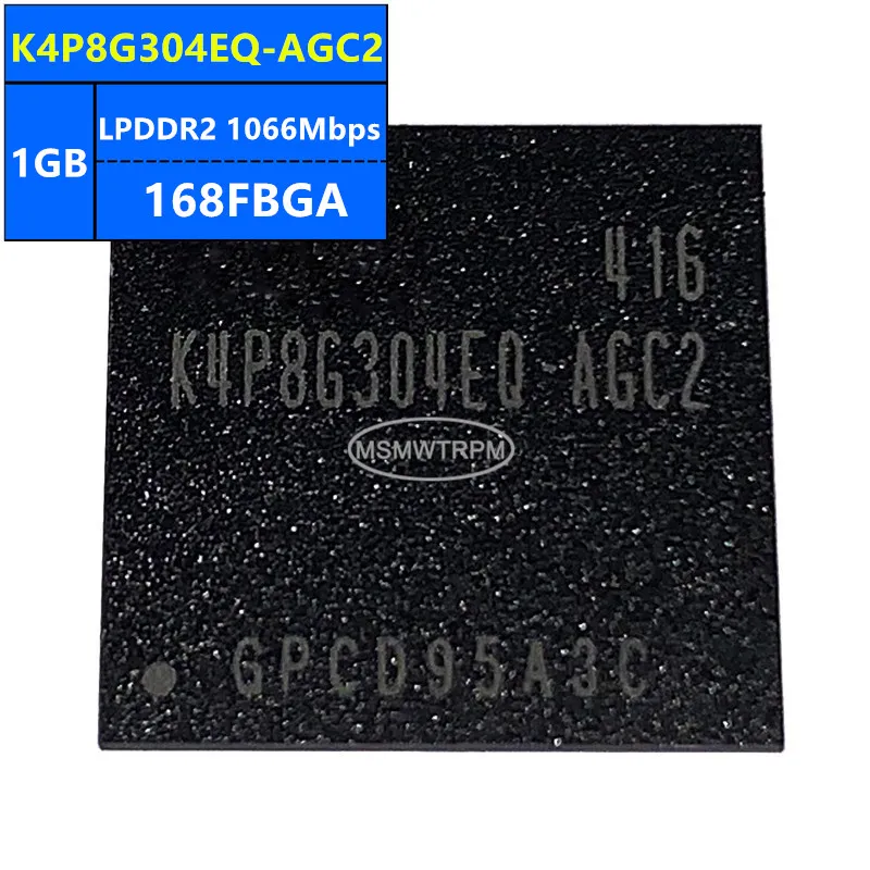 

K4P8G304EC-AGC2 K4P8G304EQ-AGC2 K4P8G334EB-AGC2 SU256M32U80MD2LLG-18BT LPDDR2 1 ГБ 1066 Мбит/с 168FBGA 8 ГБ Интегрированная микросхема памяти