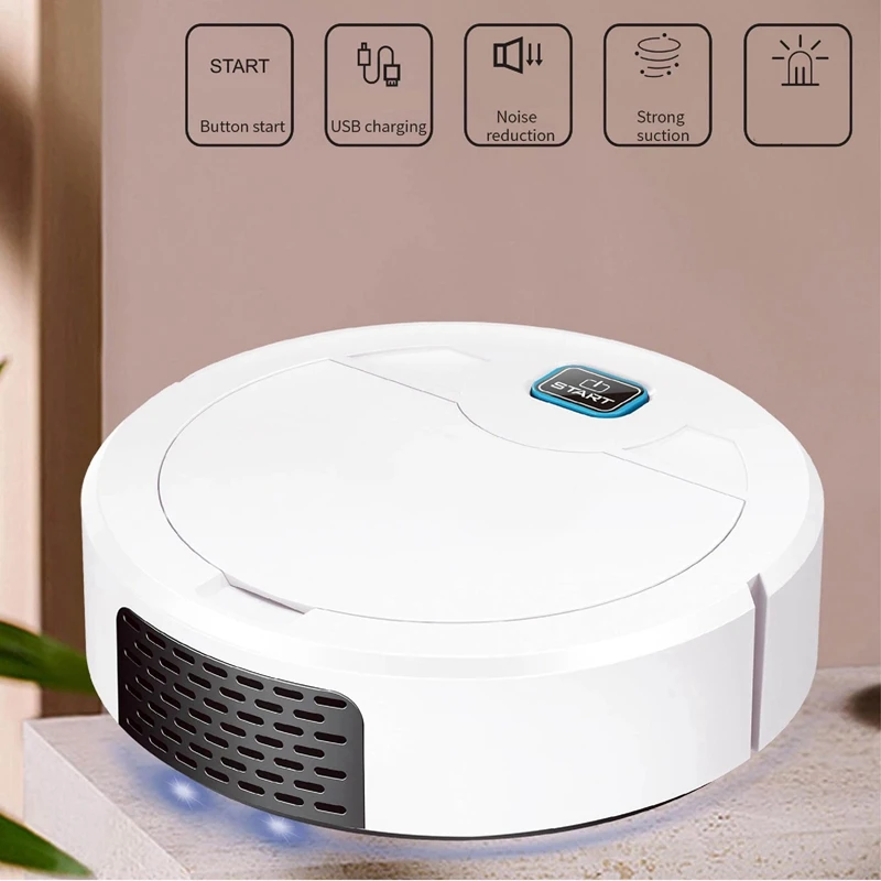A01V-3 In 1 Smart Sweeping Robot Home Sweeper Sweeping And Vacuuming UV Wireless Vacuum Cleaner Sweeping Robots