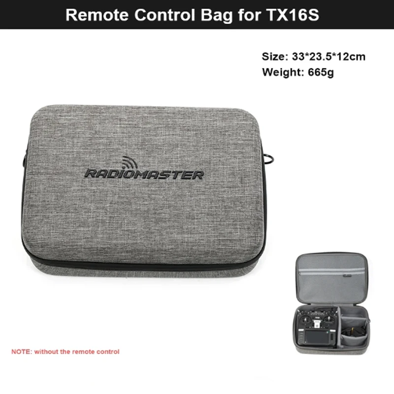 Radiomaster Remote Control Professional Storage Bag Carrying Suitcase Case Hand Bag Box for Radiomaster TX12 TX16S