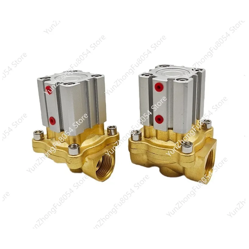 

Vacuum Air Control Valve 2Q160-15/250-25/400 -40 Thin Cylinder Copper Valve Body Pneumatic Water Valve 4 Minutes 1 Inch