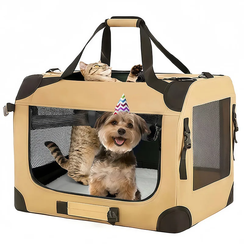 Pet car bag dog cage medium and large dog nest out portable portable cat bag large capacity foldable cat delivery room