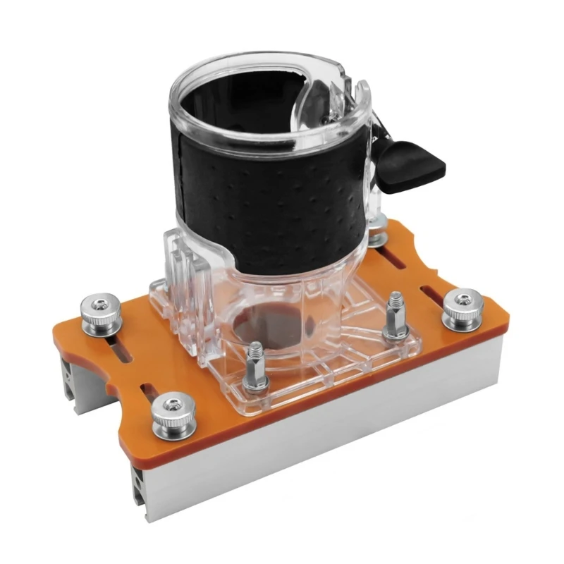 ไม้ Router Slotting Locator 2 in 1 ไม้ปาล์ม Router ฐาน Router Slotting สําหรับ 65 มม.ไม้ Trimmer Carbinet ตู้เสื้อผ้า