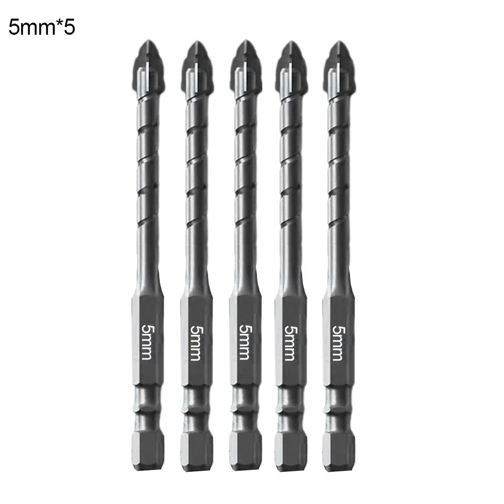 High Speed Eccentric Drill Bits Pack of 5 Perfectly Suited for Precise Drilling in Glass Tiles and Hard Surfaces