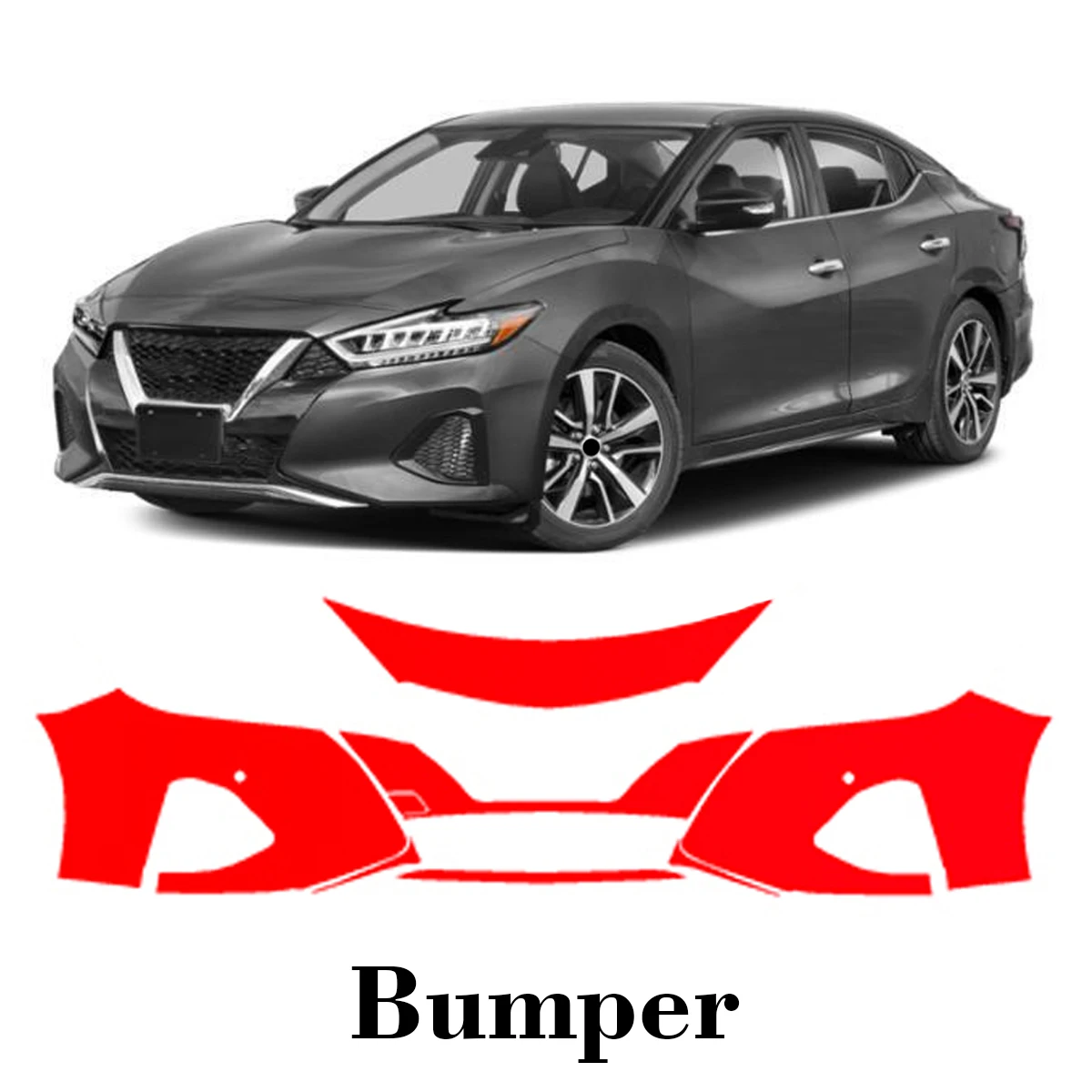 

Car Precut Paint Protection Film Front Bumper Anti-scratch Exterior TPU PPF For Nissan Maxima 2019-2023