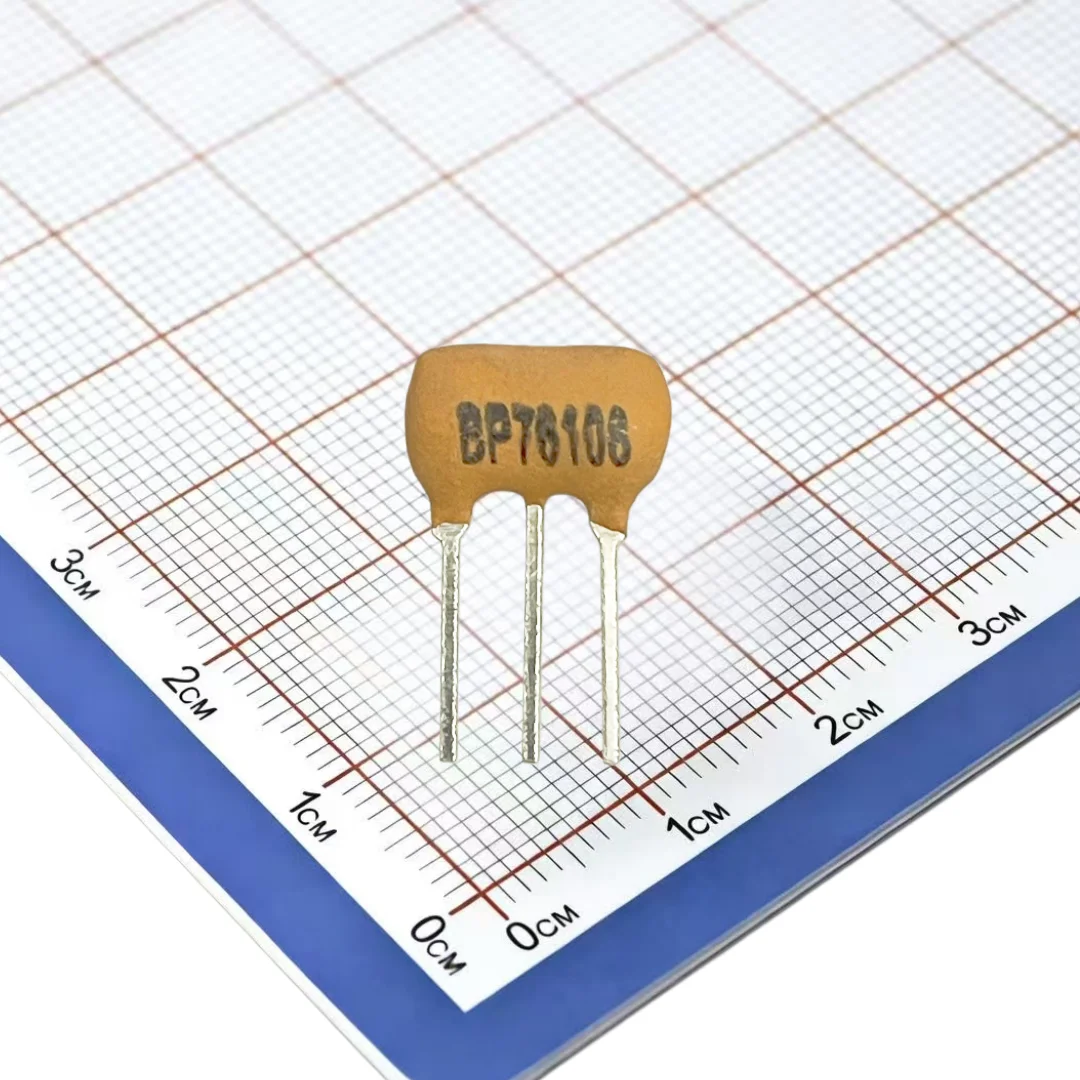 50pcs/ BP76108M high frequency band-pass filter ceramic resonator 76-108 three-leg in-line ceramic crystal oscillator