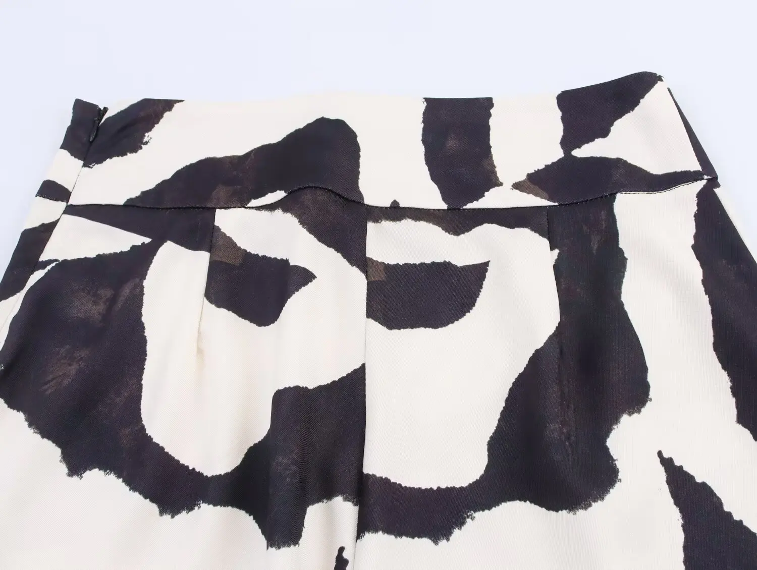 2025年新作 レディース服 欧米風ファッション クラシック ゼブラ柄 ワイドレッグ カジュアルパンツ