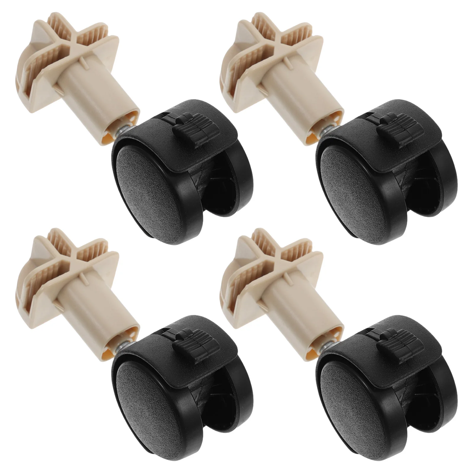 

4 pcs Cat Cage Casters Wheels Replacement Pet Enclosure Rollers Swivel Caster For Dog Crate Carrier Kennel Mobility Easy