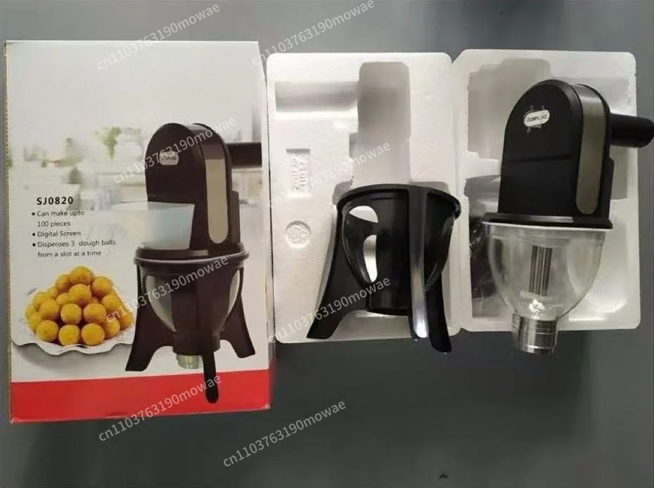 0.7L Handheld Electric Dough Ball Maker, for Arabic Sweet Luqaimat & Meatballs, Portable Kitchen Tool Model H001461
