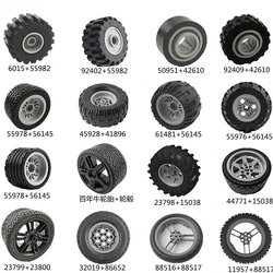 Technology tires and wheels are compatible with small particles of technology building blocks.